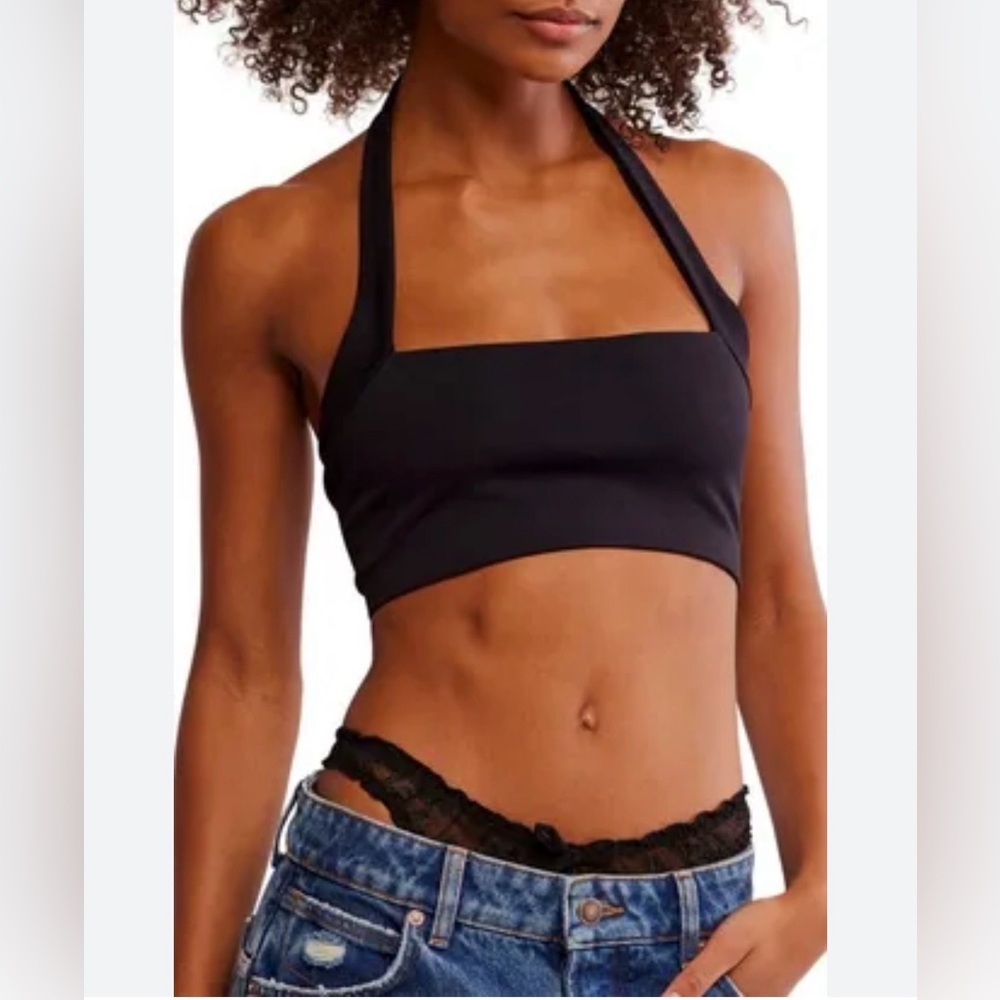 Free People Margo Seamless Halter Bralette Sz Xs/S BNWOT